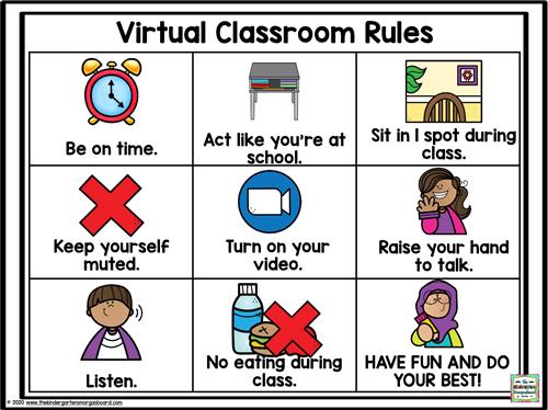 Virtual Classroom Rules